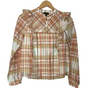 Current Air Polly Ruffled Peasant Blouse